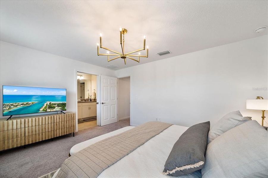 Furnished interior view inside a new home in , Sarasota (Image 9).