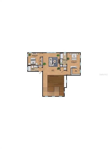 2D floor plan layout of this home in North Lake Estates, Tarpon Springs, FL (Image 2). 2D floor plan layout of this home in North Lake Estates, Tarpon Springs, FL (Image 2).