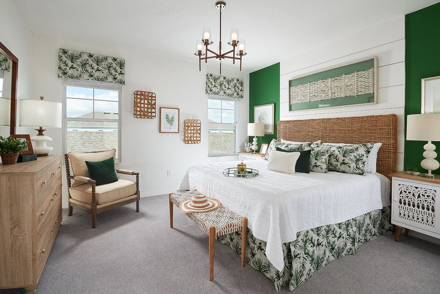 Representative furnished interior of a home built from the Jefferson by Park Square Residential in Townwalk at Babcock Ranch, Punta Gorda (Image 4).