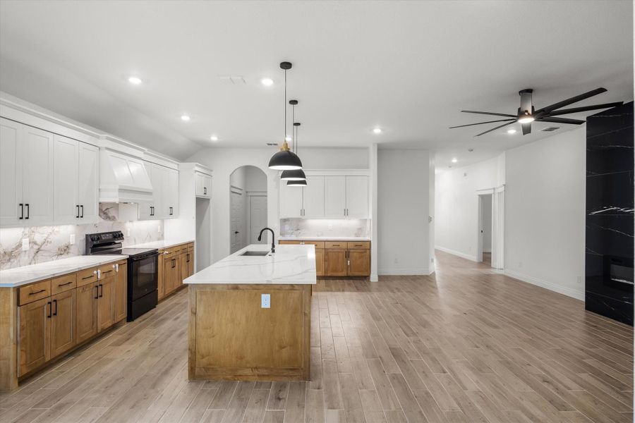 Furnished interior view inside a new home in , Canton (Image 15).
