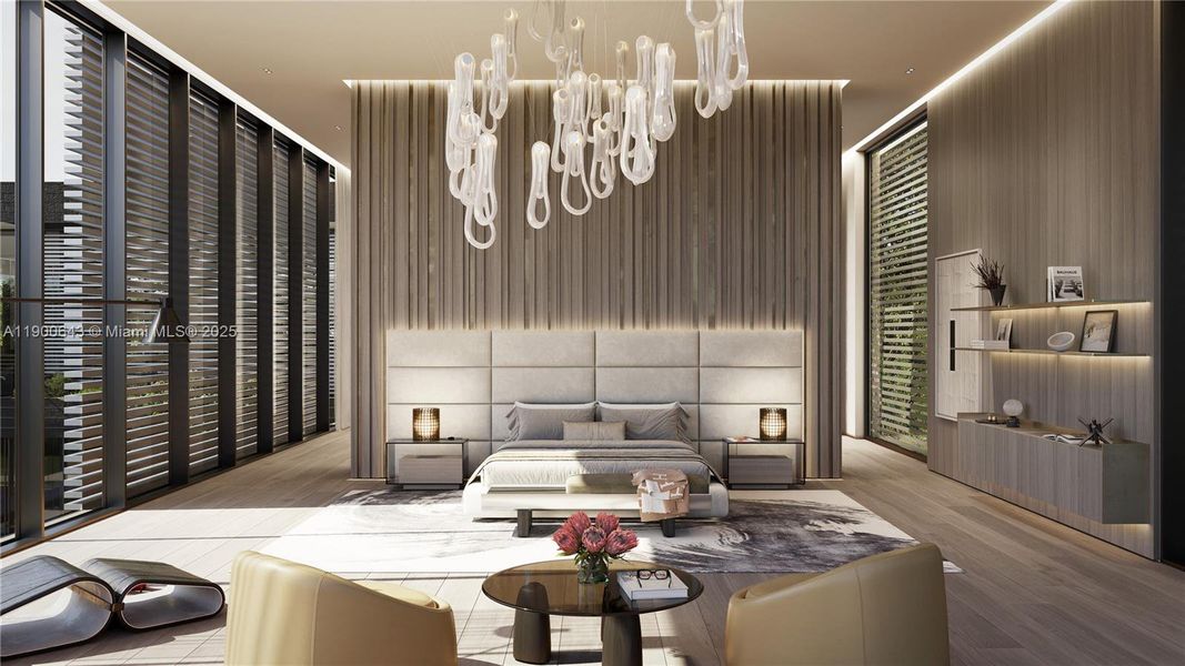 Furnished interior view inside a new home in , Davie (Image 48).