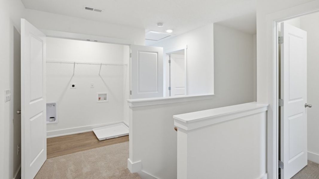 Spacious, unfurnished interior of a new home in Macon Townhomes, Seymour (Image 13). Spacious, unfurnished interior of a new home in Macon Townhomes, Seymour (Image 13).
