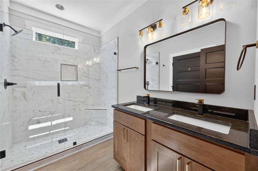 Furnished interior view inside a new home in , Cleveland (Image 8).