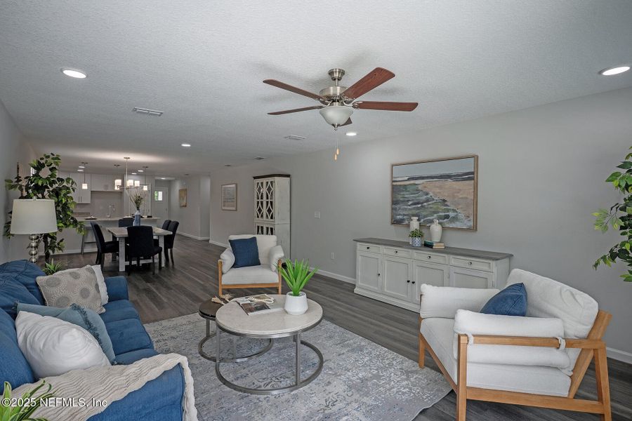 Furnished interior view inside a new home in , Jacksonville (Image 33). Furnished interior view inside a new home in , Jacksonville (Image 33).