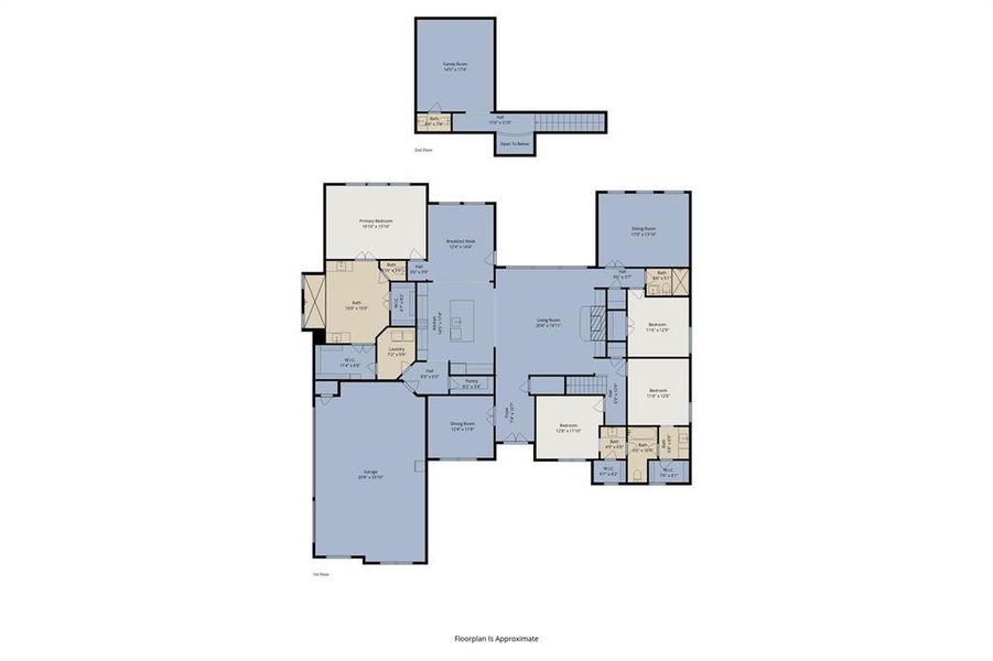 2D floor plan layout of this home in , Lorena, TX (Image 4).