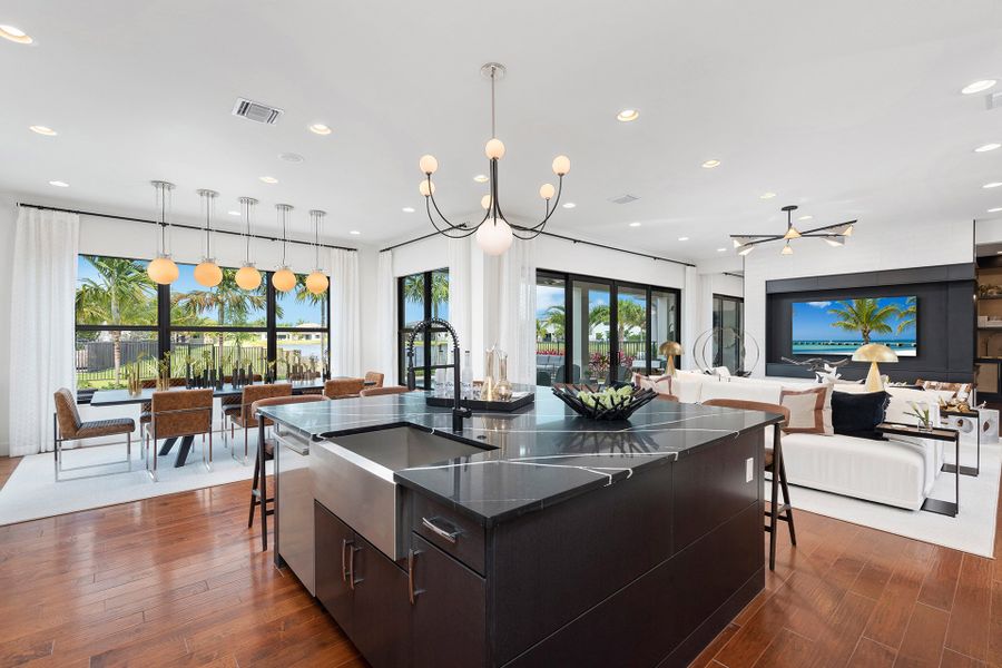 Representative furnished interior of a home built from the Laguna by GL Homes in Lotus Edge, Boca Raton (Image 6). Representative furnished interior of a home built from the Laguna by GL Homes in Lotus Edge, Boca Raton (Image 6).