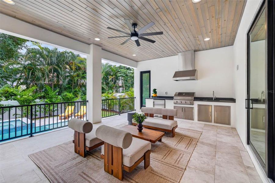 Exterior details and patio area of a home in , Tampa (Image 24). Exterior details and patio area of a home in , Tampa (Image 24).