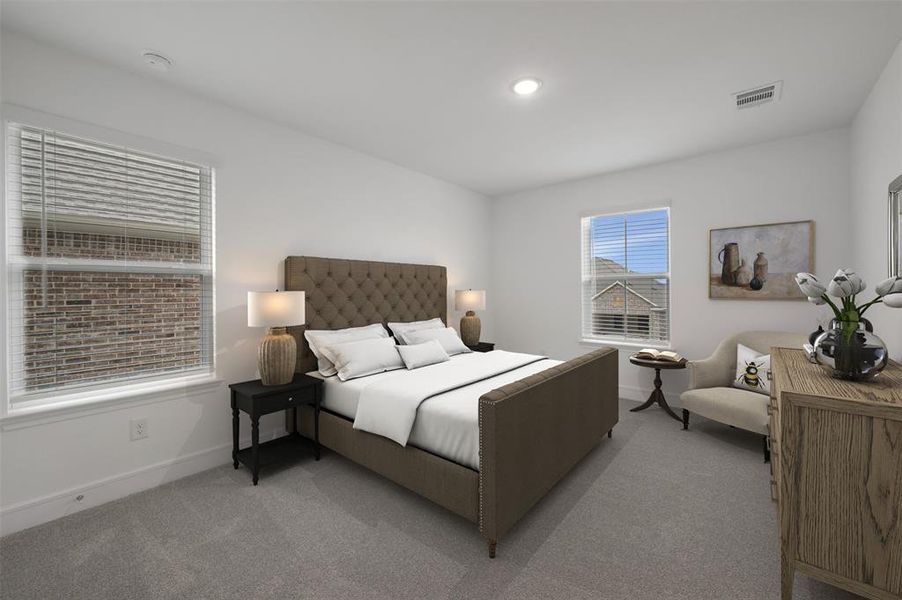 Furnished interior view inside a new home in Timberbrook, Justin (Image 23).