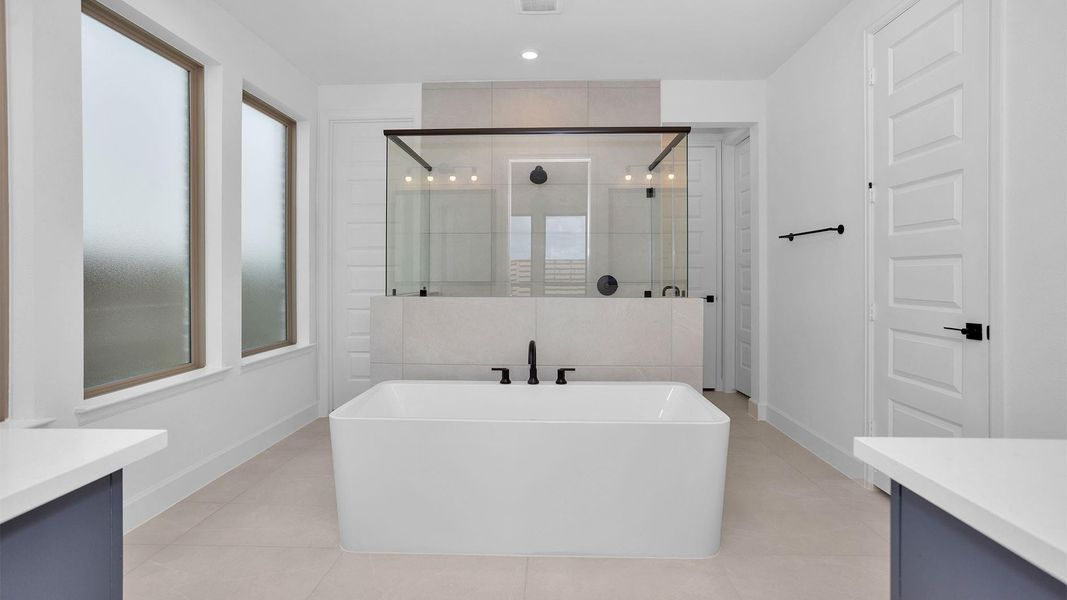 Furnished interior view inside a new home in Austin Point, Richmond (Image 9).