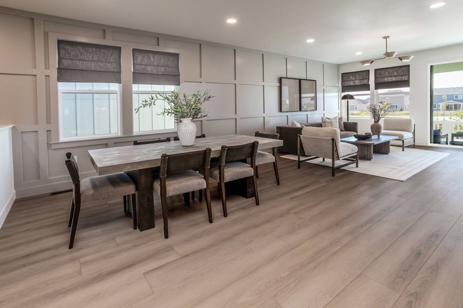 Representative furnished interior of a home built from the Christie by Hartford Homes in Prairie Song, Windsor (Image 27).
