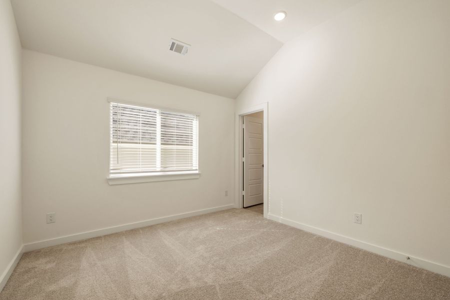 Representative unfurnished interior of a home built from the Hadley by Graham Hart Home Builder in Bear Ridge, Burleson (Image 12). Representative unfurnished interior of a home built from the Hadley by Graham Hart Home Builder in Bear Ridge, Burleson (Image 12).