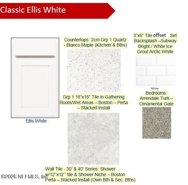 Sample of building materials used in homes in Wells Landing, Jacksonville (Image 25).