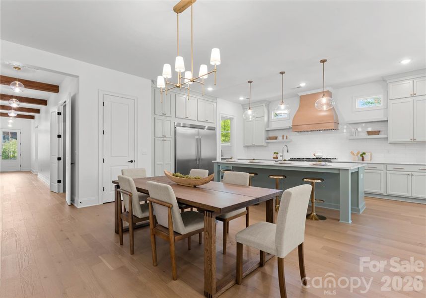 Furnished interior view inside a new home in , Locust (Image 34).