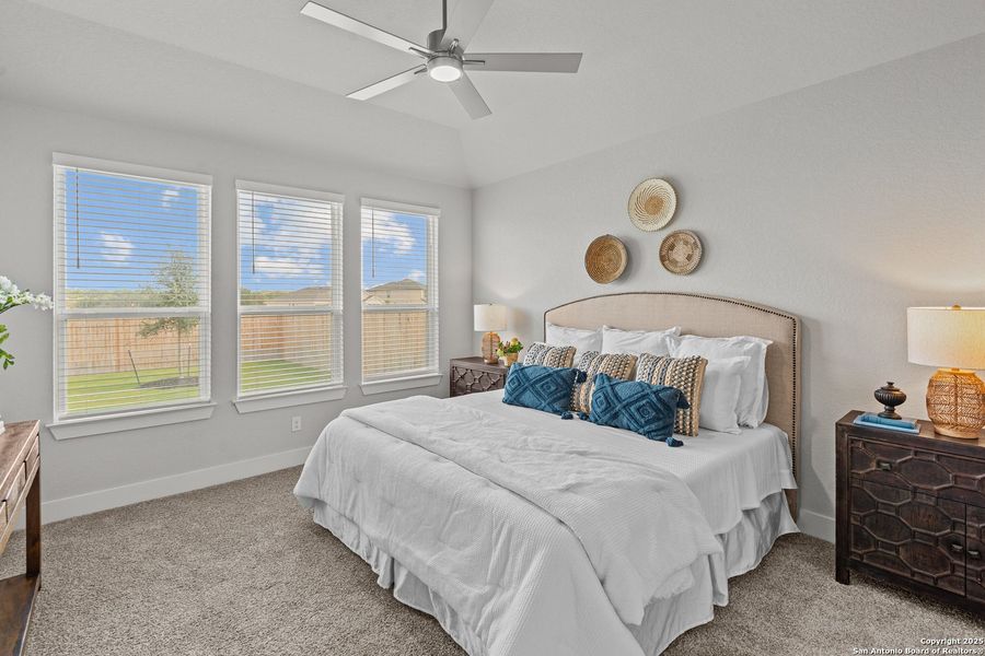 Furnished interior view inside a new home in Alsatian Oaks, Castroville (Image 15). Furnished interior view inside a new home in Alsatian Oaks, Castroville (Image 15).