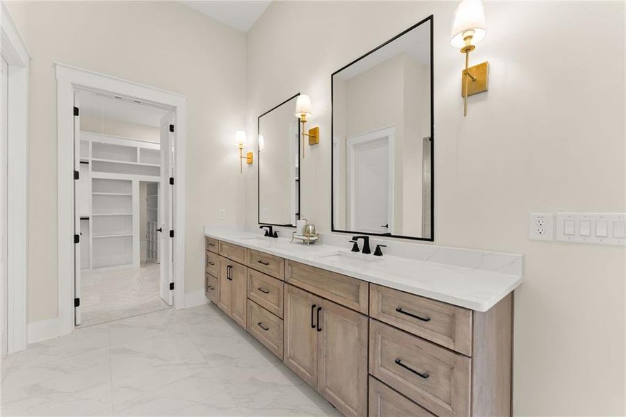 Furnished interior view inside a new home in , Hoschton (Image 14).