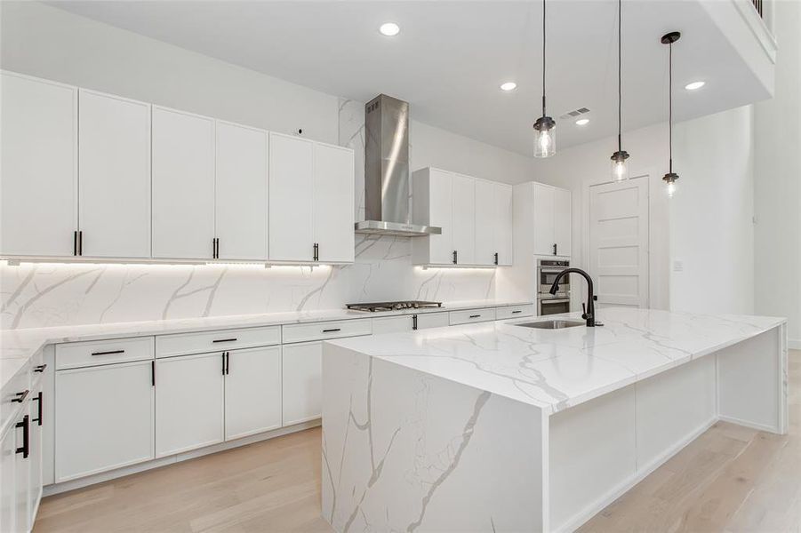 Furnished interior view inside a new home in , Dallas (Image 32).