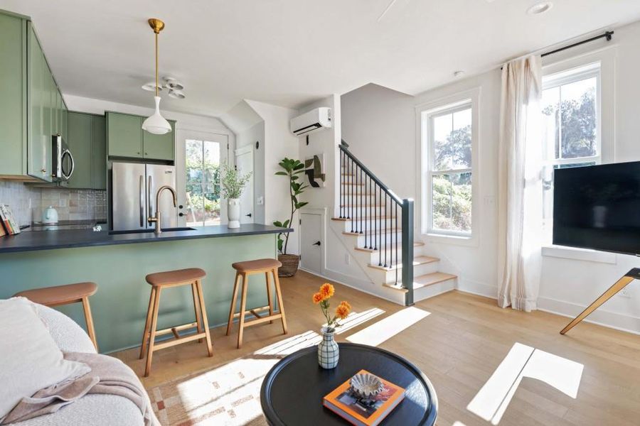 Furnished interior view inside a new home in , Atlanta (Image 9).