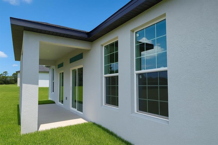 Exterior details and patio area of a home in , Kissimmee (Image 3). Exterior details and patio area of a home in , Kissimmee (Image 3).
