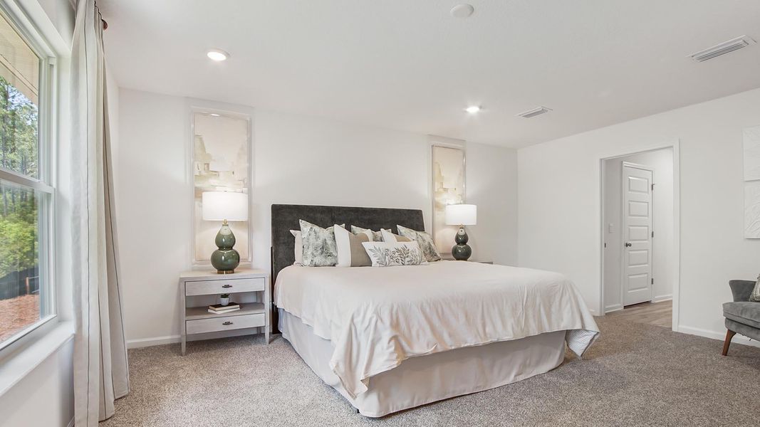 Furnished interior view inside a new home in Ashton Park Phase III, Freeport (Image 13). Furnished interior view inside a new home in Ashton Park Phase III, Freeport (Image 13).