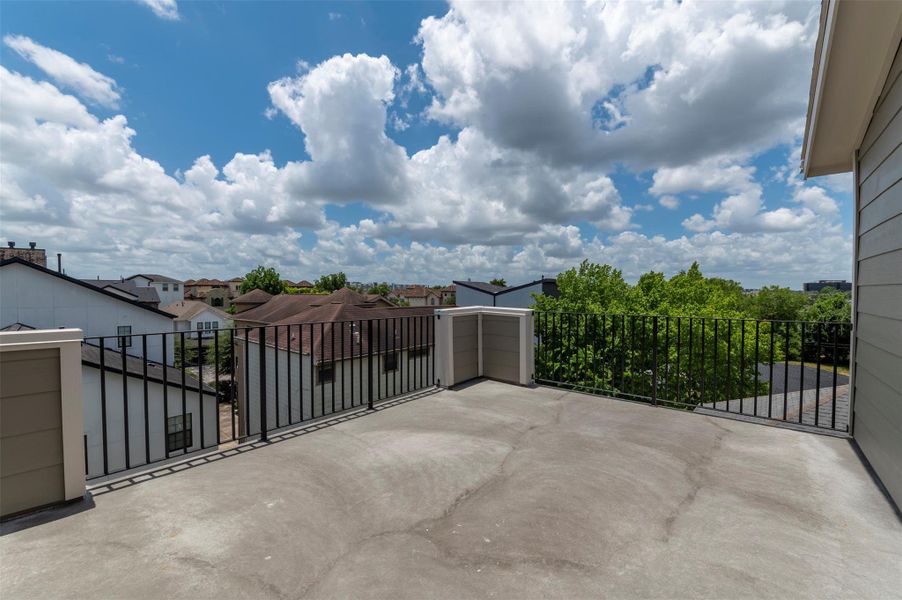 Exterior details and patio area of a home in , Houston (Image 26). Exterior details and patio area of a home in , Houston (Image 26).