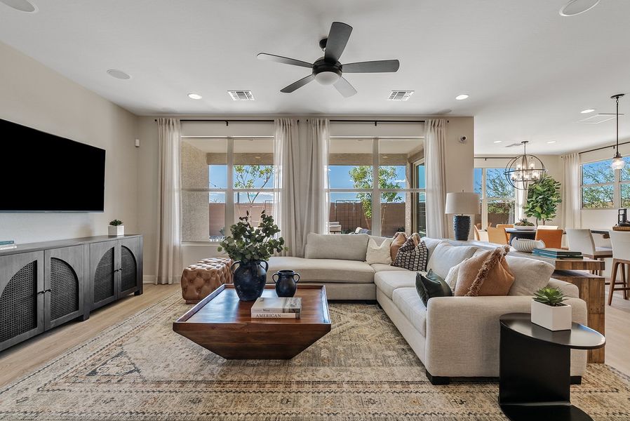 Furnished interior view inside a new home in Artisan at Asante, Surprise (Image 5).