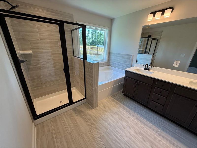 Furnished interior view inside a new home in Millstone at Mundy Mill, Gainesville (Image 9).