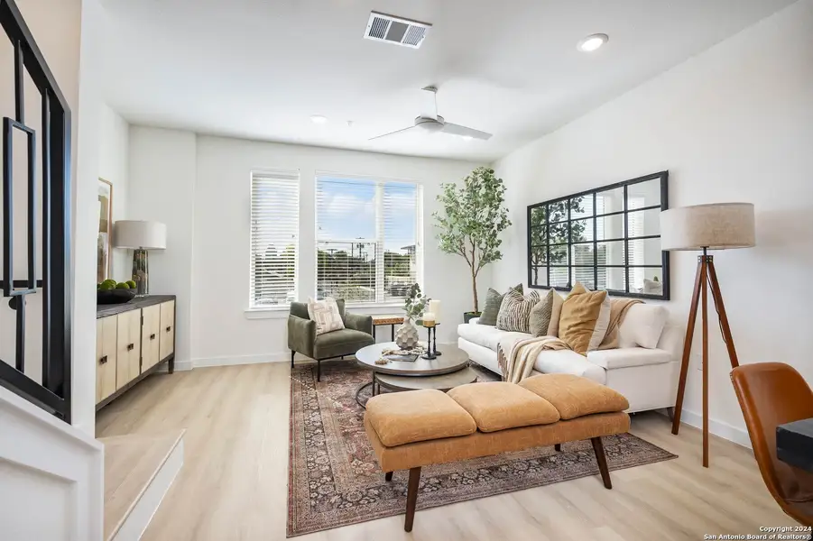 Furnished interior view inside a new home in Grayson House, San Antonio (Image 14).