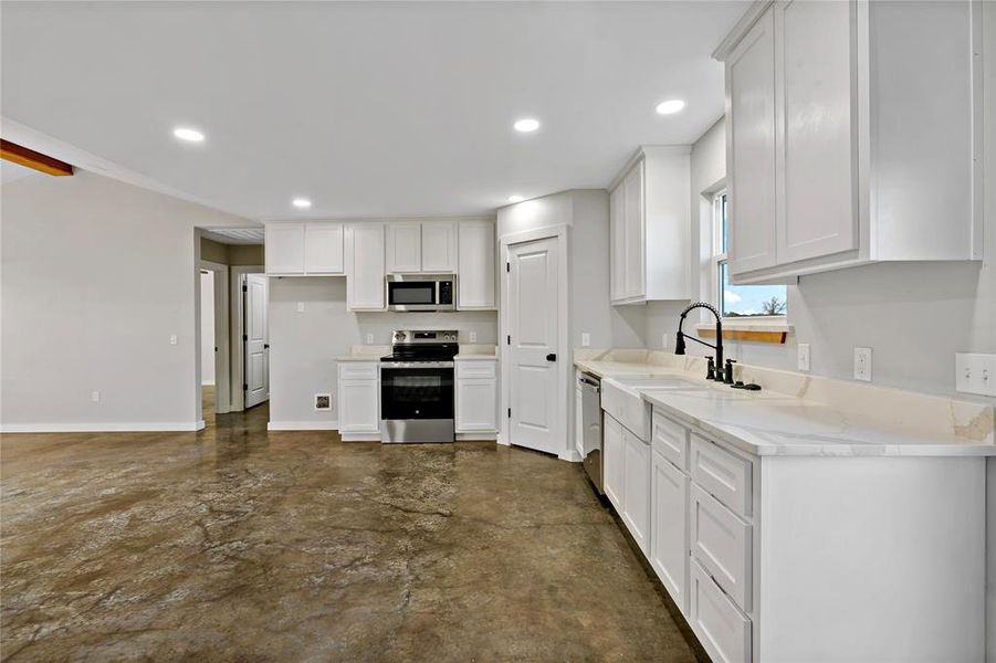 Furnished interior view inside a new home in , Paris (Image 7).
