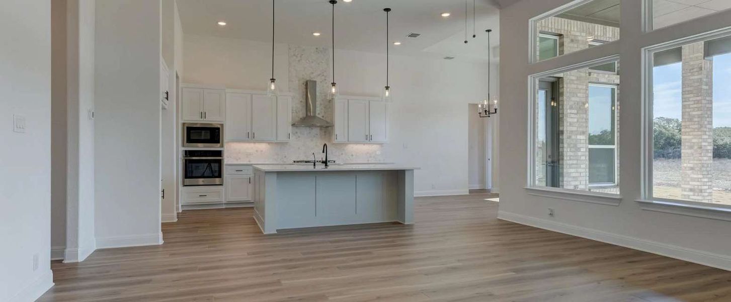 Representative furnished interior of a home built from the Kylie by Ashton Woods in Waldsanger, New Braunfels (Image 5).