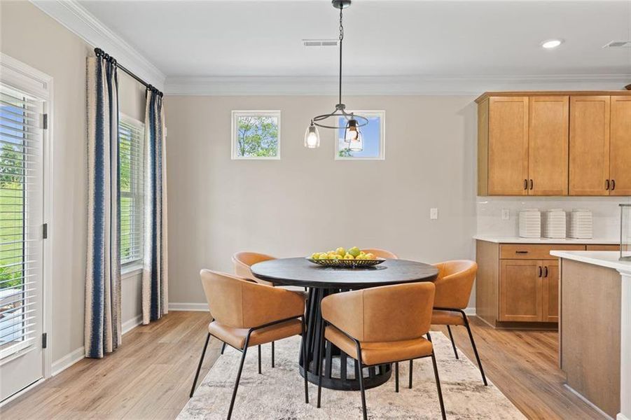 Furnished interior view inside a new home in Sagebrook, Powder Springs (Image 36).