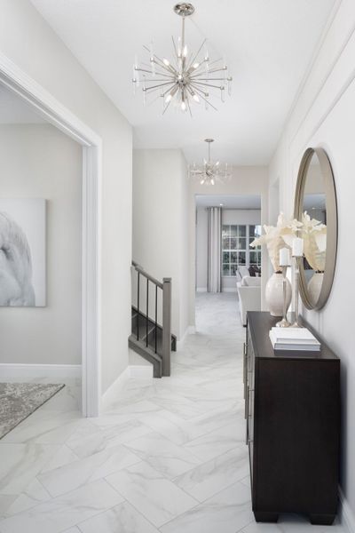 Representative furnished interior of a home built from the Gerbera by Mattamy Homes in Newfield, Palm City (Image 5).