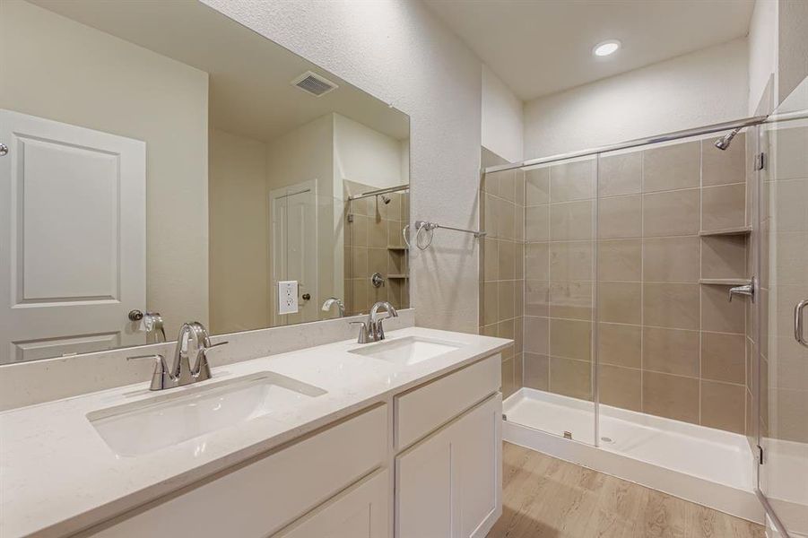 Furnished interior view inside a new home in MiraVerde, Crowley (Image 7).