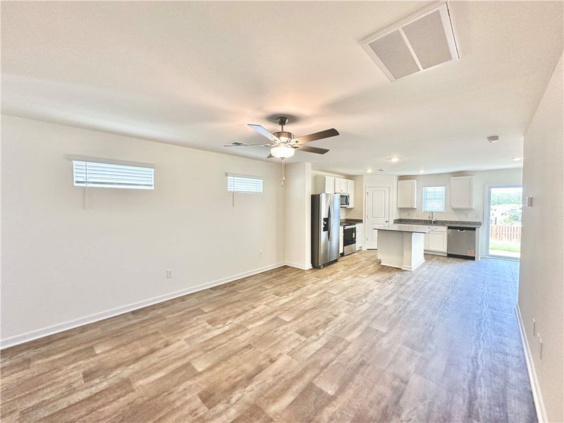 Spacious, unfurnished interior of a new home in Champions Village at Cherry Hill, Pendleton (Image 11). Spacious, unfurnished interior of a new home in Champions Village at Cherry Hill, Pendleton (Image 11).