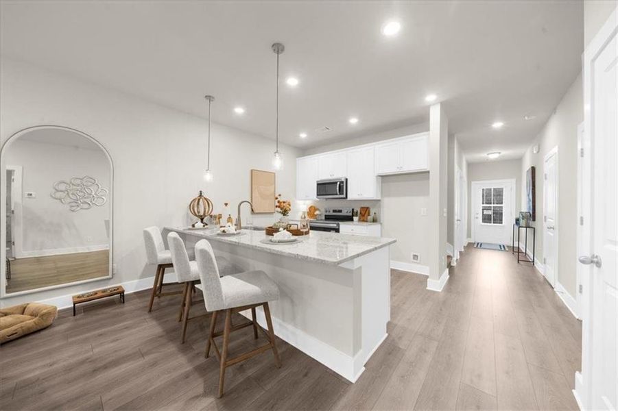 Furnished interior view inside a new home in , Dawsonville (Image 5).