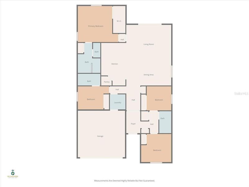 2D floor plan layout of this home in , Port Charlotte, FL (Image 5).