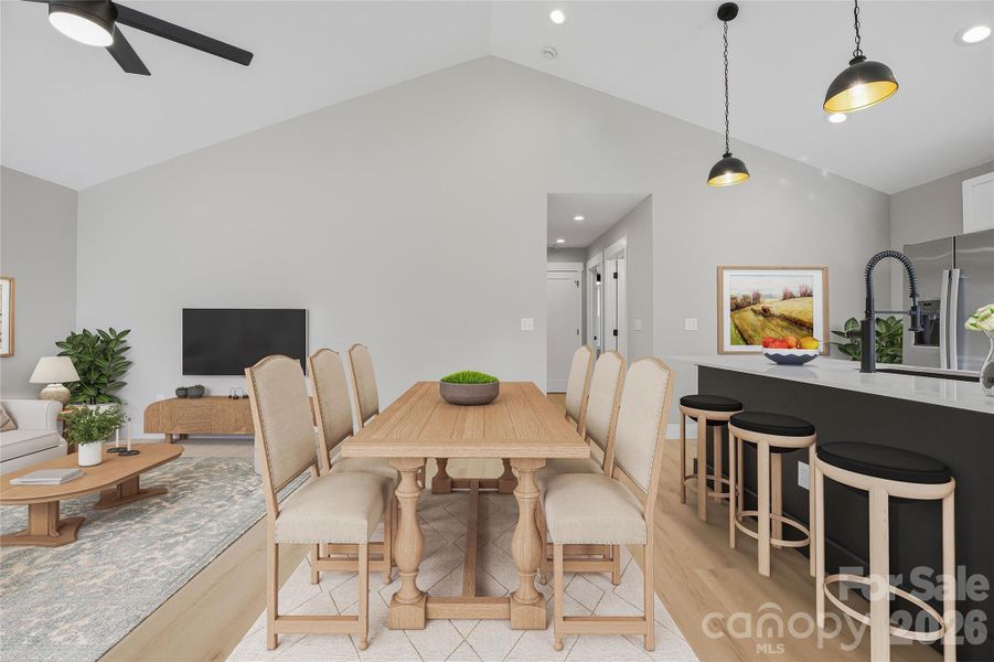 Furnished interior view inside a new home in , Asheville (Image 13).