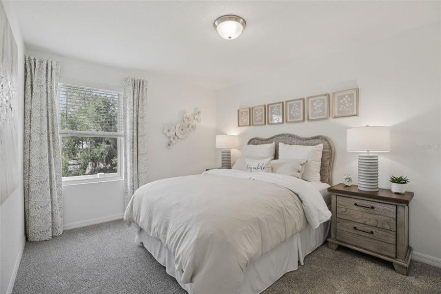 Furnished interior view inside a new home in Fox Pointe at Rivers Edge, Leesburg (Image 32).