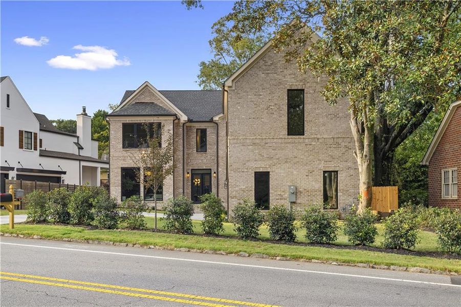 Front exterior of a new home in , Atlanta, GA, highlighting curb appeal (Image 33).