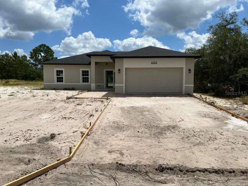 In-progress construction of a new home in , Lake Wales, FL (Image 31).