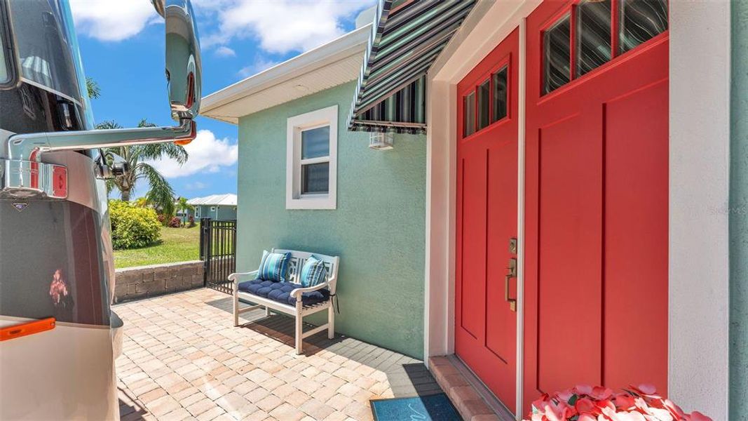 Front exterior of a new home in , Polk City, FL, highlighting curb appeal (Image 18).