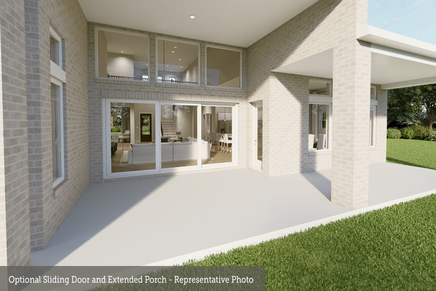 Representative exterior details of a home built from the The Delgado by David Weekley Homes in Briarley, Montgomery (Image 2). Representative exterior details of a home built from the The Delgado by David Weekley Homes in Briarley, Montgomery (Image 2).