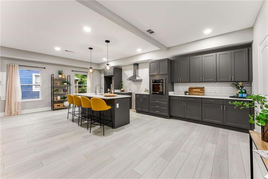 Furnished interior view inside a new home in , Atlanta (Image 8).