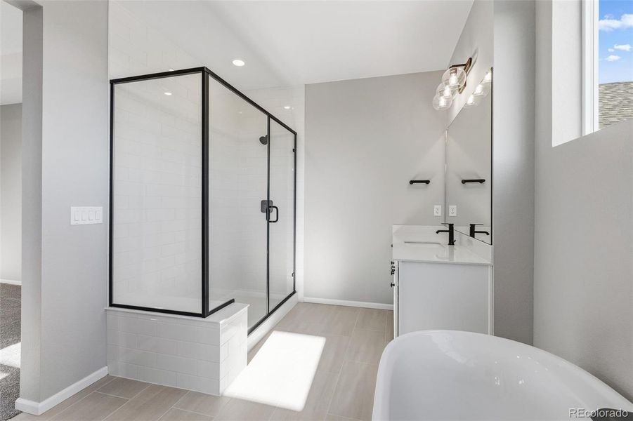 Furnished interior view inside a new home in The Estates Collection at Talon Pointe, Thornton (Image 12).