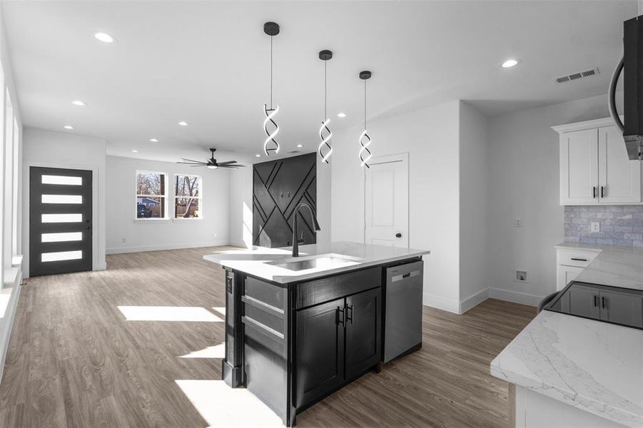 Furnished interior view inside a new home in , Greenville (Image 9).