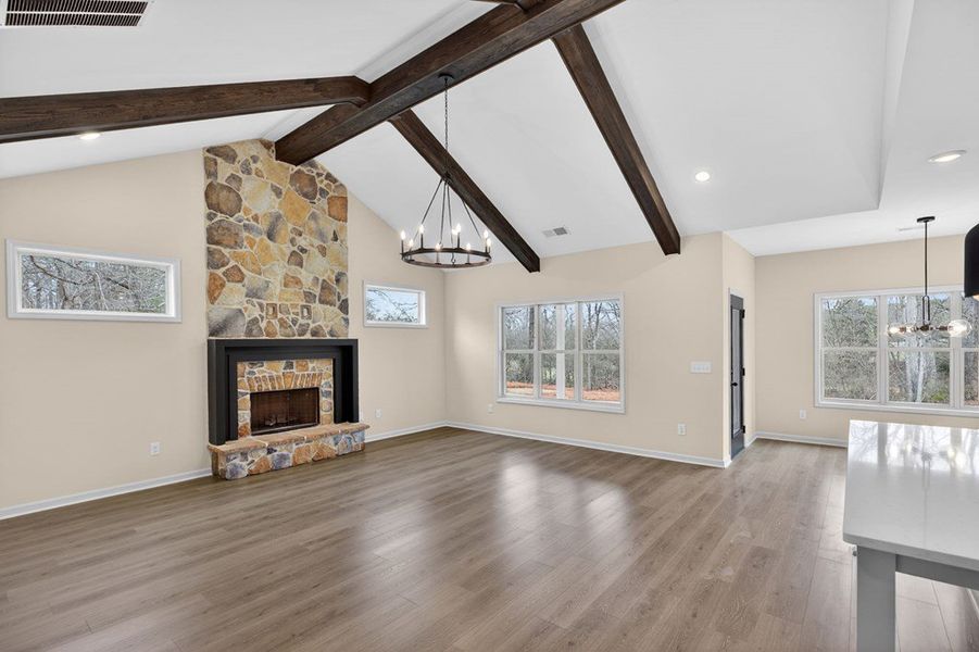 Spacious, unfurnished interior of a new home in Blackwelder Bluff, Bowdon (Image 36).