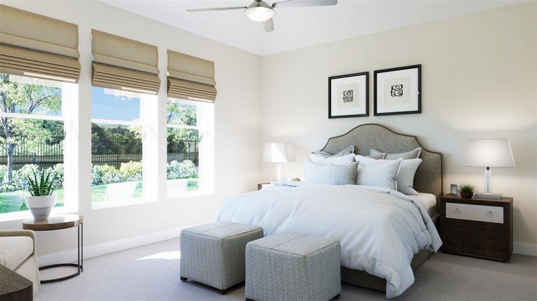 Furnished interior view inside a new home in The Arbors at Lakewood Village, Lakewood Village (Image 9).