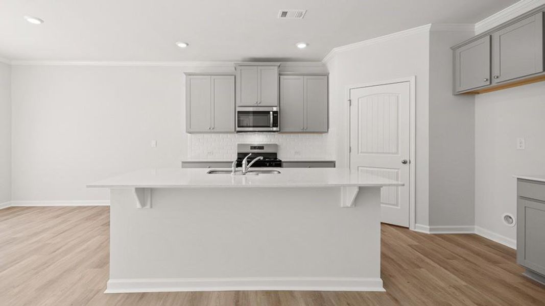 Furnished interior view inside a new home in Hamptons at Riverwood South, Dallas (Image 18).