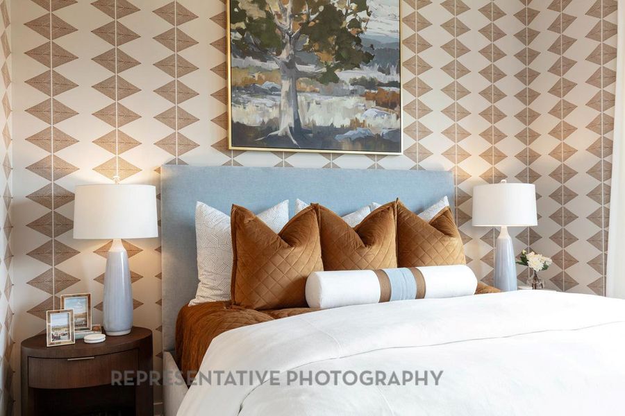 Furnished interior view inside a new home in Santa Rita Ranch: 40-45ft. lots, Liberty Hill (Image 20).