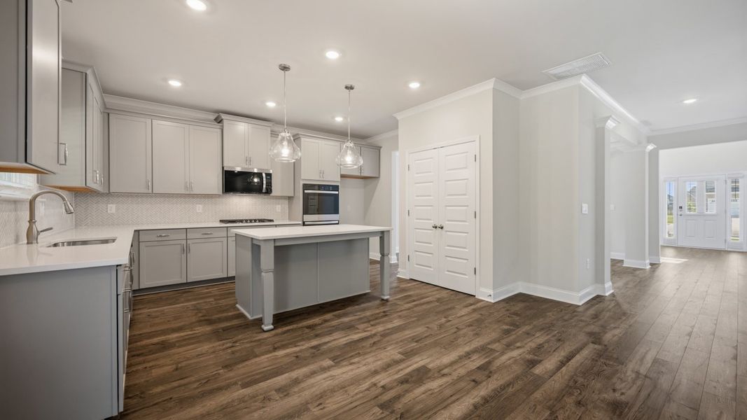 Furnished interior view inside a new home in Heritage Pointe, Senoia (Image 2).