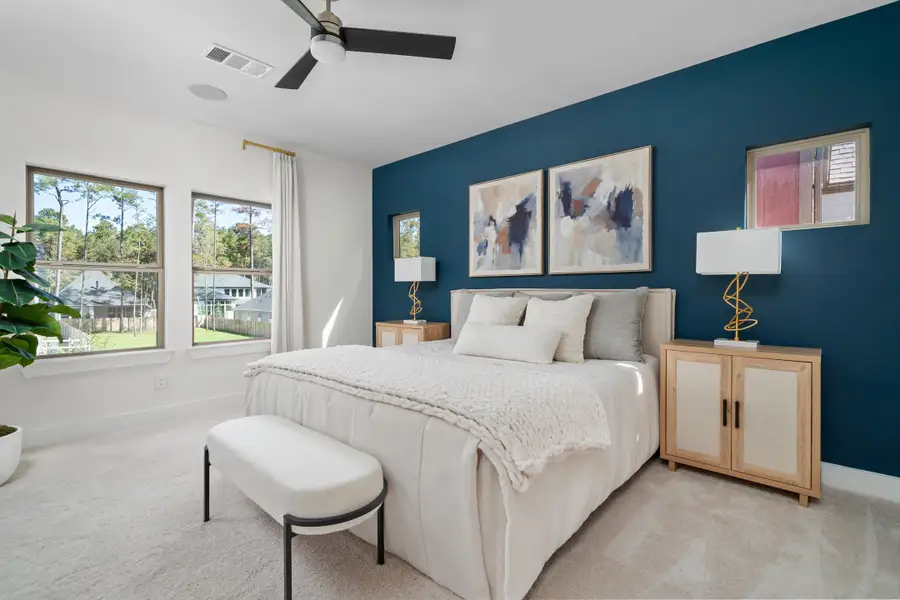 Representative furnished interior of a home built from the Brazos by Autograph Homes in Two Step Farm, Montgomery (Image 9).
